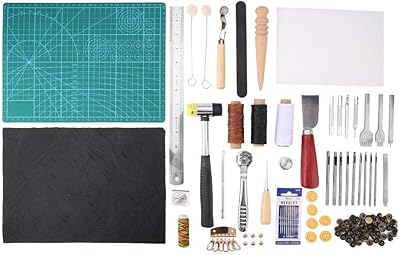 Outils d'estampage pour l'artisanat du cuir, tapis de coupe, couture, poinçon grover, selle de travail du cuir, fabrication pour tissu en cuir. DIAYTAR COTE D'IVOIRE est une boutique en ligne généraliste qui propose plus de 300 000 références de produits. Elle est devenue la boutique leader en Côte d'Ivoire en raison de sa large gamme de produits et de sa qualité de service. Elle offre une expérience d'achat en ligne pratique et sécurisée.