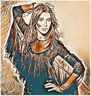 Ryn nancy ajram mdf décoration murale multicolore 30x30centimètre ryart0529