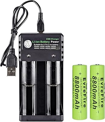 Batterie et chargeur 8800mah 18650, chargeur au lithium intelligent rapide à double baie pour batteries li-ion rechargeables 3,7v imr 10440 14500 16340 18650 rcr123a cr2. La boutique en ligne DIAYTAR COTE D'IVOIRE est synonyme de confiance et de qualité, avec une large gamme de produits qui répondent aux besoins et aux attentes des consommateurs ivoiriens. Elle mise sur l'innovation et la satisfaction client pour continuer à jouer un rôle de leader dans le marché du commerce électronique en Côte d'Ivoire. Les clients bénéficient d'un large éventail de choix et de services personnalisés.