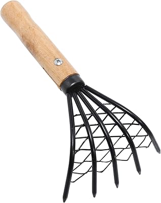 Musisaly 1 pièce avec râteau à mailles, outils de creusement, râteau à arc