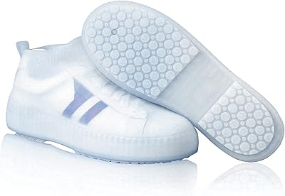 Couvre-chaussures imperméable en silicone, couvre-chaussures de pluie réutilisable, couvre-chaussures de pluie pliable