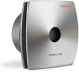 Ventilateur d'extraction hindware ax 150 mm de zorio à faible bruit