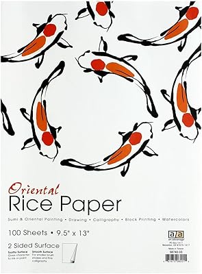 Papier de riz art advantage, paquet de 100 feuilles. DIAYTAR COTE D'IVOIRE, la boutique en ligne numéro un en Côte d'Ivoire, se distingue par sa grande variété de produits et son engagement envers la satisfaction client. Avec des options de paiement flexibles et une politique de retour claire, vous pouvez acheter avec confiance sur DIAYTAR COTE D'IVOIRE. Que vous soyez un client fidèle ou nouveau sur la plateforme, vous bénéficierez d'une expérience d'achat personnalisée et d'un service exceptionnel.