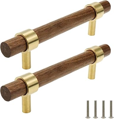 Honji 5,51"/140 mm bouton de tiroir en laiton noyer pour armoire de cuisine, poignée de traction à distance de trou réglable avec vis, 2 pièces. DIAYTAR COTE D'IVOIRE, leader des boutiques en ligne en Côte d'Ivoire, propose une sélection impressionnante de plus de 300 000 références pour répondre à tous vos besoins. Vous trouverez tout ce dont vous avez besoin, des produits alimentaires aux électroménagers, en passant par les vêtements et les accessoires. DIAYTAR COTE D'IVOIRE est votre destination idéale pour une expérience d'achat en ligne pratique et fiable.