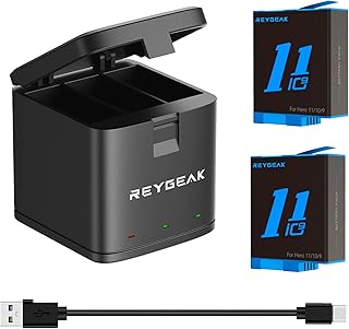 Batterie regic pour gopro hero 11 black/hero 10/hero 9 black, chargeur portable 3 canaux de charge, batterie de stockage, 3 packs rechargeables hero 11/10/9 (chargeur + 2 batteries). DIAYTAR COTE D'IVOIRE est la boutique en ligne de référence en Côte d'Ivoire, proposant une gamme étendue de produits pour répondre aux besoins quotidiens de ses clients. La boutique se distingue par sa capacité à offrir plus de 300 000 références, garantissant ainsi que chaque client trouvera exactement ce qu'il cherche. Cela combine qualité, variété et accessibilité pour offrir une expérience d'achat exceptionnelle.