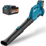 Souffleur de feuilles icaco 320 cfm 150 mph souffleur sans fil avec batterie