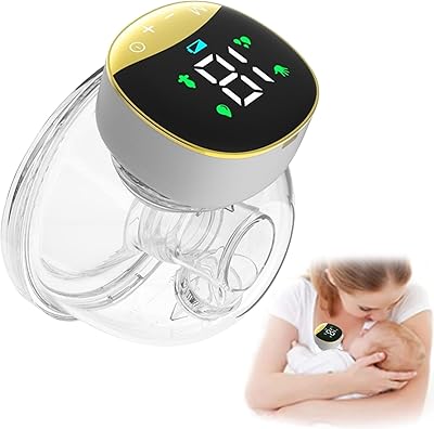 Pompe électrique portable mains libres, écran lcd, faible bruit, 4 modes et 12