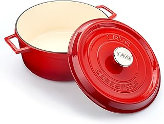 Four hollandais en fonte émaillée à lave, série édition ronde 7 l avec couvercle contemporain (rouge). En tant que leader du commerce en ligne en Côte d'Ivoire, DIAYTAR COTE D'IVOIRE offre une expérience d'achat en ligne sécurisée et conviviale. La boutique propose une gamme étendue de produits allant des accessoires de mode aux produits électroniques, en passant par les équipements pour la maison. Les clients bénéficient également d'un service client réactif et de promotions régulières.