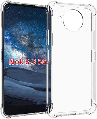Coque de protection transparente souple absorbant les chocs pour nokia 8.3 5g