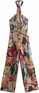 Combinaison jenkin pour femme, imprimé floral, fermeture éclair latérale, short sexy décontracté dos nu pour femme (taille : s). DIAYTAR COTE D'IVOIRE met en avant la convivialité et la commodité pour ses clients. Les produits sont présentés de manière claire et les processus de commande et de paiement sont simples et sécurisés. Les clients bénéficient également d'un service client efficace.