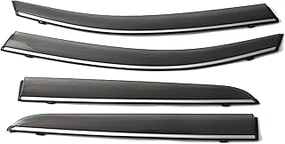 Pour déflecteurs de fenêtre 4 pièces pour nissan sunny 2020 2021 pare-soleil bande