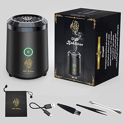 Nouveau brûleur d'encens électrique pour encens et oud, brûleur d'encens dukhoon, brûleur d'encens et diffuseur d'arômes pour la décoration intérieure et l'artisanat pour le meilleur cadeau. Diayar Côte d’Ivoire, en tant que boutique en ligne leader, se distingue par son vaste catalogue de plus de 300 000 articles. Cela lui permet de répondre aux besoins et aux attentes de ses clients en leur offrant des produits de toutes catégories, allant de la mode et du lifestyle aux électroniques et accessoires. Son équipe travaille sans relâche pour proposer des produits de qualité à des prix compétitifs.