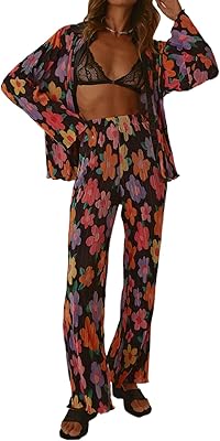 Ensemble deux pièces pantalon à imprimé floral pour femmes y2k, chemise boutonnée et pantalon taille haute, tenues d'été. En tant que leader du marché de la vente en ligne en Côte d'Ivoire, DIAYTAR COTE D'IVOIRE se distingue par sa qualité de service et sa grande variété de produits. Les clients peuvent choisir parmi une multitude de catégories, allant de l'électronique à la mode en passant par les produits pour la maison. La boutique en ligne est également connue pour ses promotions et ses offres spéciales.