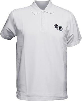 T-shirt à manches courtes avec logo de bowling à motif blanc lawn bowl