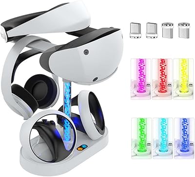 Base de chargement magnétique skido compatible avec la manette sony playstation vr2 avec base de chargement à éclairage rvb et support d'affichage pour casque playstation vr 2. DIAYTAR COTE D'IVOIRE propose une large gamme de produits avec plus de 300000 références, répondant ainsi aux besoins de tous les consommateurs ivoiriens. En tant que boutique en ligne leader en Cote d'Ivoire, DIAYTAR COTE D'IVOIRE se distingue par sa qualité de service et sa variété de produits. Elle offre une expérience d'achat en ligne sécurisée et pratique.