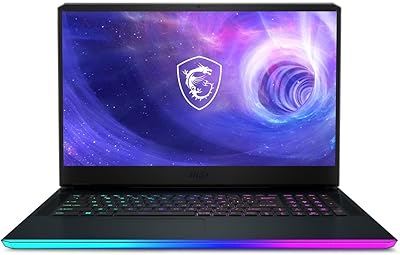 Ordinateur portable de jeu msi ge76 raider 17,3 pouces, 144 hz intel core