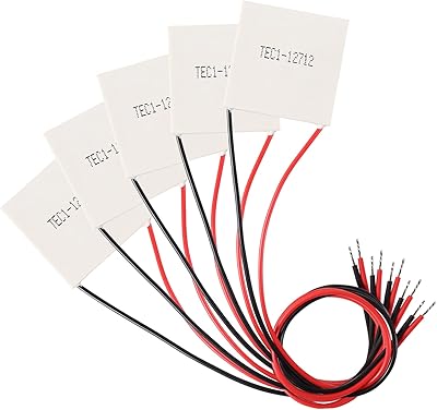Tec1-12712 12v 114w 40mm x 40mm module de carte peltier de refroidisseur thermoélectrique pour le refroidissement des semi-conducteurs et la génération de dissipateur thermique thermoélectrique 5 pièces. La boutique en ligne DIAYTAR COTE D'IVOIRE est la leader du marché ivoirien en termes de commerce en ligne. Elle propose une grande variété de produits à des prix compétitifs, avec des promotions régulières pour aider les clients à économiser de l'argent. Avec sa large sélection de produits, son service client de qualité et sa sécurité de paiement, DIAYTAR COTE D'IVOIRE est la destination de choix pour les consommateurs ivoiriens qui cherchent à faire des achats en ligne de manière pratique et sécurisée.