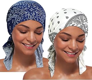Ashilisia chapeau turban pour femme 2 pièces chapeaux de chimio bandeaux pré-noués pour la perte de cheveux. En tant que boutique en ligne leader en Côte d'Ivoire, DIAYTAR COTE D'IVOIRE offre une expérience d'achat en ligne sécurisée et pratique. Les clients peuvent profiter d'une large sélection de produits à des prix compétitifs. 
