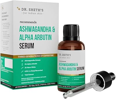 Dr. sheaths ashwagandha & alpha arbutin sérum visage anti-pigmentation et élimination des taches brunes | sérum blanchissant pour homme | 30 ml. En tant que leader en Côte d'Ivoire, DIAYTAR COTE D'IVOIRE met l'accent sur la satisfaction client. La boutique propose des produits de qualité, des prix compétitifs et des services de livraison rapides. Les clients peuvent également profiter d'un système de retour et d'échange facile, en cas de besoin.