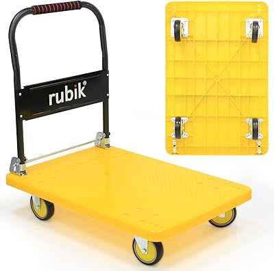 Camion à plate-forme rubik capacité de poids de 600 kg roues pivotantes. DIAYTAR COTE D'IVOIRE offre un large éventail de services pour améliorer l'expérience d'achat en ligne, allant de la recherche de produits à la livraison. La boutique est équipée d'outils de navigation avancés et de filtres de recherche pour faciliter la découverte de produits. Les clients peuvent également profiter de conseils d'achat et de recommandations basées sur leurs préférences.