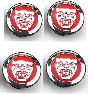 4 pièces mj edc fit jaguar enjoliveurs de roue 59 mm-232 pouces