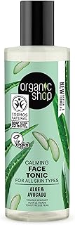 Tonique apaisant pour le visage organic shop pour tous types de peau à
