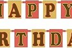 Amscan 9905195 - bannière de lettre de joyeux anniversaire harry potter - 2,1