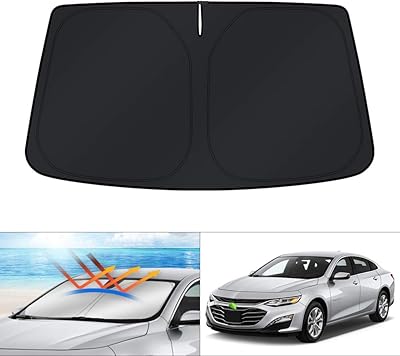 Pare-soleil pliable pour chevrolet malibu sedan 2016-2020 de kust pare-soleil pour protection uv