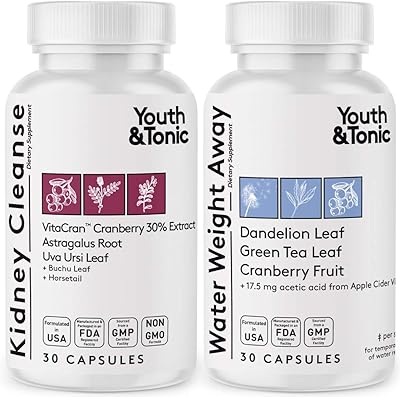 Pilules quotidiennes anti-rétention d'eau youth & tonic pour nettoyer les reins, les gonflements, l'excès de liquides corporels et les déchets métaboliques / 30 + 30 capsules. Leader du commerce électronique en Côte d'Ivoire, DIAYTAR COTE D'IVOIRE offre une plateforme de vente en ligne conviviale et facile à utiliser, permettant aux clients de parcourir aisément les différentes catégories de produits. Avec une équipe dédiée à la satisfaction client, DIAYTAR COTE D'IVOIRE veille à offrir des services après-vente de qualité pour répondre aux besoins de sa clientèle.