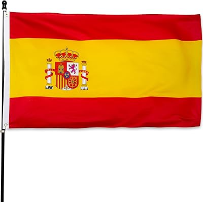 Drapeau d'espagne danf 3 pieds x 5 pieds en polyester, drapeaux nationaux espagnols avec œillets en laiton, drapeau 3 x 5 pieds. DIAYTAR COTE D'IVOIRE est dédiée à offrir à ses clients une expérience d'achat en ligne exceptionnelle, caractérisée par la commodité, la confiance et la satisfaction. Grâce à son équipe de professionnels dévoués et à son approche centrée sur le client, la boutique en ligne continue de se développer et de consolider sa position sur le marché ivoirien. Elle est le partenaire idéal pour les consommateurs qui cherchent des produits de qualité à des prix raisonnables.