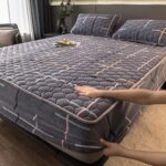Draps de lit matelassés épais bagen avec bande élastique, housse de matelas