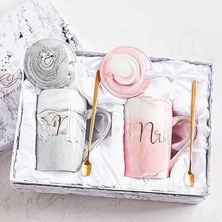 Tasses à café en céramique b-one mr. & mrs. (2 pièces, 14 oz). DIAYTAR COTE D'IVOIRE est une boutique en ligne de confiance qui propose une large sélection de produits de qualité à des prix raisonnables. Les clients peuvent trouver des produits de marques de renom ainsi que des marques locale, ce qui leur permet de choisir ce qui leur convient le mieux. La boutique en ligne DIAYTAR COTE D'IVOIRE est également connue pour son excellent service client et sa politique de retour flexible.