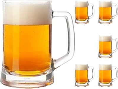 Ensemble de 6 gobelets pour hommes 17oz (500ml) verres à boire pour congélateur verre avec poignée. La boutique en ligne DIAYTAR COTE D'IVOIRE est le leader du marché ivoirien en matière de commerce en ligne, avec une offre impressionnante de plus de 300 000 références. Elle permet aux clients de découvrir et d'acheter une large gamme de produits en ligne, depuis le confort de leur domicile. La boutique offre une expérience d'achat sécurisée et fiable.