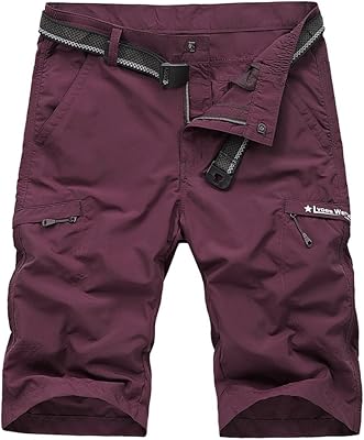 Short à séchage rapide pour hommes, plein air, été, cargo léger, décontracté, randonnée
