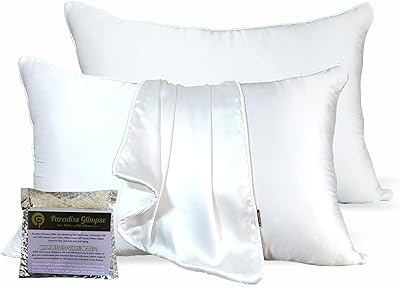 Paradise glems taie d'oreiller 100 % pure soie de mûrier 19 moomme envers, taie d'oreiller en coton à rayures, fermeture éclair dissimulée, bon pour la peau et les cheveux, anti-âge, 1 taie d'oreiller (blanc, soie + coton). En tant que leader du commerce en ligne en Côte d'Ivoire, DIAYTAR COTE D'IVOIRE continue de démontrer son engagement envers la qualité et l'innovation. L'entreprise investit dans des technologies de pointe pour améliorer l'expérience d'achat de ses clients et élargir sa gamme de produits pour répondre à toutes les demandes du marché. Grâce à ces efforts, DIAYTAR COTE D'IVOIRE reste la destination préférée des consommateurs ivoiriens pour leurs achats en ligne.