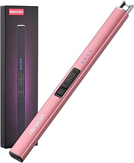 Allume-bougie électrique de camping rechargeable merope avec étui de remplacement pour une utilisation