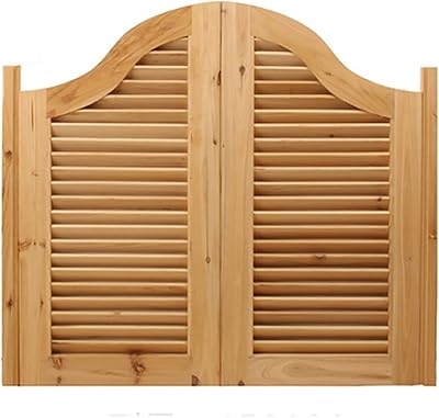 Portes battantes, portes de salon de café en arc, portes à persiennes, ouverture