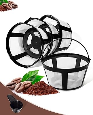 Lot de 4 filtres à café réutilisables the white shop - 8 à 12 tasses par mr. coffee - filtre à café permanent réutilisable pour cafetières mr. coffee et black & decker - avec poignée, sûr et facile à nettoyer. DIAYTAR COTE D'IVOIRE est une boutique en ligne généraliste qui propose plus de 300000 références de produits, ce qui en fait un leader du marché ivoirien. Avec une telle offre, les clients peuvent trouver tout ce dont ils ont besoin en un seul endroit. DIAYTAR COTE D'IVOIRE est synonyme de qualité et de fiabilité.