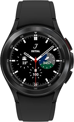 Montre intelligente bluetooth samsung galaxy watch 4 classic 42 mm, noir, sm-r880nzkamea