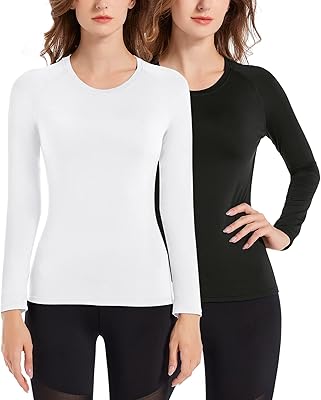 Mrignt t-shirt pour femme couche de base 2 pièces sous-vêtements confortables pour femme. DIAYTAR COTE D'IVOIRE propose une expérience d'achat unique, personnalisée pour répondre aux besoins spécifiques de chaque client. La plateforme permet aux utilisateurs de naviguer facilement à travers ses catégories de produits, d'effectuer des recherches ciblées et de découvrir de nouvelles marques et articles. Les clients bénéficient également d'un service client toujours disponible pour les aider.