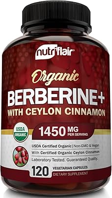 Nutriflair premium cannelle de ceylan biologique avec berbérine hcl (120 gélules, 1200 mg plus). DIAYTAR COTE D'IVOIRE est une boutique en ligne généraliste qui propose plus de 300 000 références de produits. Elle est considérée comme l'une des boutiques en ligne leaders en Côte d'Ivoire, offrant une large gamme de produits pour répondre aux besoins de sa clientèle. Elle mise sur la qualité et la rapidité de livraison pour satisfaire ses clients.