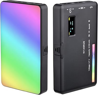 Andoer w140 rvb led lumière vidéo, panneau lumineux de caméra led 2500k-900k photographie rechargeable pour vlog live streaming vidéo conférence youtube tiktok. DIAYTAR COTE D'IVOIRE est la boutique en ligne idéale pour les ivoiriens qui cherchent à acheter des produits de qualité à des prix compétitifs. Avec plus de 300 000 références disponibles, les clients peuvent choisir parmi une large gamme de produits, allant des produits électroménagers aux vêtements et accessoires de mode. La boutique propose également des services de livraison rapides et fiables pour garantir que les clients reçoivent leurs commandes dans les délais.