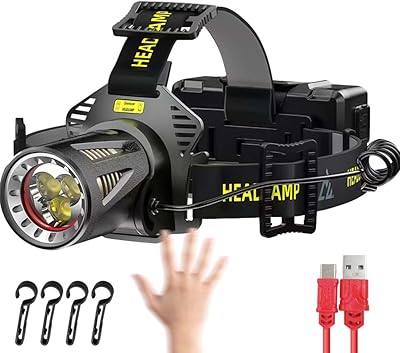 Lampe frontale garberiel ultra lumineuse 20 000 lumens xhp70*3 avec capteur de mouvement lampe de poche led étanche rechargeable ultra lumineuse 3 modes d'éclairage pour camping en plein air randonnée. DIAYTAR COTE D'IVOIRE est une boutique en ligne généraliste qui propose plus de 300000 références de produits pour répondre à tous les besoins de ses clients. Elle est reconnue comme l'une des boutiques en ligne leaders en Côte d'Ivoire.