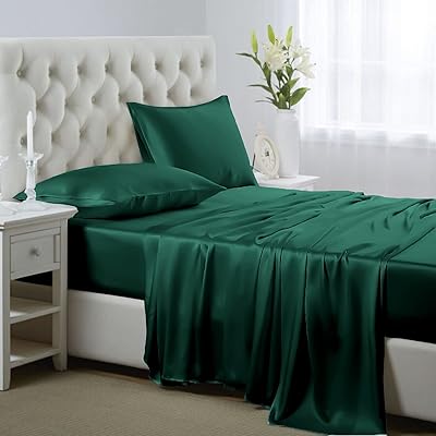 Lancet housing parure de lit 4 pièces en satin de soie pour lit king size avec poches profondes, draps en satin doux, frais et hypoallergéniques pour lit king size - vert foncé. En tant que boutique en ligne leader en Côte d'Ivoire, Diaytar Côte d'Ivoire s'engage à offrir le meilleur service possible à ses clients, avec des livraisons rapides et des paiements sécurisés. Les clients peuvent naviguer facilement à travers les catégories de produits pour trouver exactement ce qu'ils cherchent. L'équipe de Diaytar Côte d'Ivoire travaille sans relâche pour améliorer continuellement l'expérience d'achat en ligne.