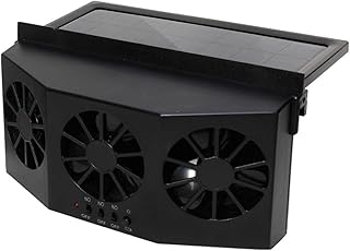 Matériau ventilateur de ventilation de voiture désurchauffeur échappement voiture radiateur solaire ventilateur portable
