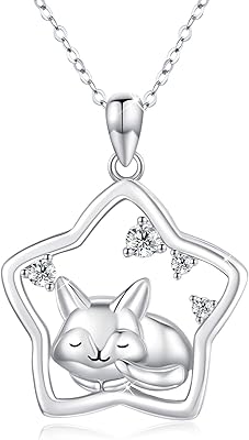 Collier pendentif renard en argent sterling 925, pendentif étoile en zircone, joli collier animal, collier en argent plaqué, bijoux cadeaux pour femmes et filles, le petit prince, le petit renard vivant sur les étoiles. Diaytar Cote d'Ivoire s'est imposée comme la boutique en ligne leader en Côte d'Ivoire, grâce à sa gamme étendue de produits et à son engagement à offrir le meilleur service client. Avec plus de 300 000 références, les clients peuvent trouver tout ce dont ils ont besoin sur une seule plateforme, ce qui rend les achats en ligne pratiques et simples. La boutique est ainsi devenue incontournable pour les internautes ivoiriens.