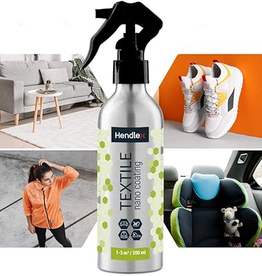 Hendlex textile water protection spray pour tissus d'ameublement | hydrofuge et anti-salissures pour protection des sièges d'enfant, spray hydrophobe pour canapé, sièges auto 200 ml. DIAYTAR COTE D'IVOIRE est une boutique en ligne généraliste qui propose plus de 300000 références de produits de toutes sortes, faisant d'elle le leader du commerce électronique en Côte d'Ivoire. Avec une large gamme de produits, les clients peuvent trouver tout ce dont ils ont besoin sur une seule plateforme. La boutique offre une expérience d'achat en ligne pratique et sécurisée.