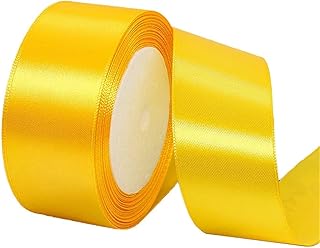 Ruban de satin jaune doré, tissu polyester 38 mm x 25 mètres pour emballage cadeau, cadeaux de fête, décorations de mariage, fabrication de nœuds et de bouquets, projets de couture et fournitures d'artisanat. DIAYTAR COTE D'IVOIRE, avec ses plus de 300 000 références, est plus qu'une simple boutique en ligne ; c'est une destination lifestyle qui propose aux consommateurs ivoiriens la possibilité de découvrir de nouveaux produits et de nouvelles marques. Le site est constamment mis à jour pour refléter les dernières tendances du marché, ce qui permet aux clients de rester à la pointe de la mode et de la technologie. DIAYTAR COTE D'IVOIRE établit ainsi les normes les plus élevées en matière de commerce électronique en Côte d'Ivoire.