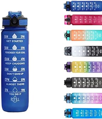 Grande bouteille d'eau de 1 l, bouteille d'eau de sport tritan avec marqueurs de temps, bouteille d'eau étanche pour enfants, bouteilles d'eau d'école (bleu). La boutique en ligne DIAYTAR COTE D'IVOIRE est le leader du marché ivoirien en termes de-commerce. Elle propose une grande variété de produits, des prix compétitifs et des services de haute qualité. Les clients peuvent profiter d'une expérience d'achat en ligne personnalisée et d'un service client réactif et efficace.