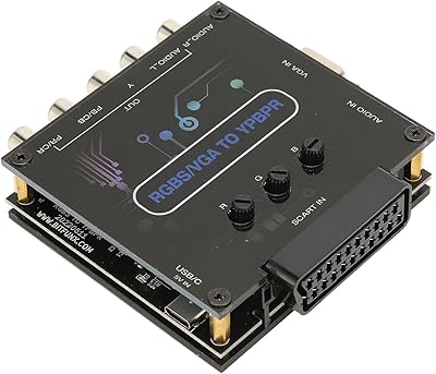 Adaptateur rgps vga scart vers ypbpr, genesis pour n64, dreamcast, adaptateur md prenant en charge 480i, 480p, 576i, 576p, 720p, 1080i. DIAYTAR COTE D'IVOIRE est une boutique en ligne généraliste proposant plus de 300000 références de produits, faisant d'elle la boutique leader en Côte d'Ivoire. Avec une gamme élargie de produits, DIAYTAR COTE D'IVOIRE répond aux besoins diversifiés de sa clientèle. Elle offre une expérience d'achat en ligne sécurisée et fiable.